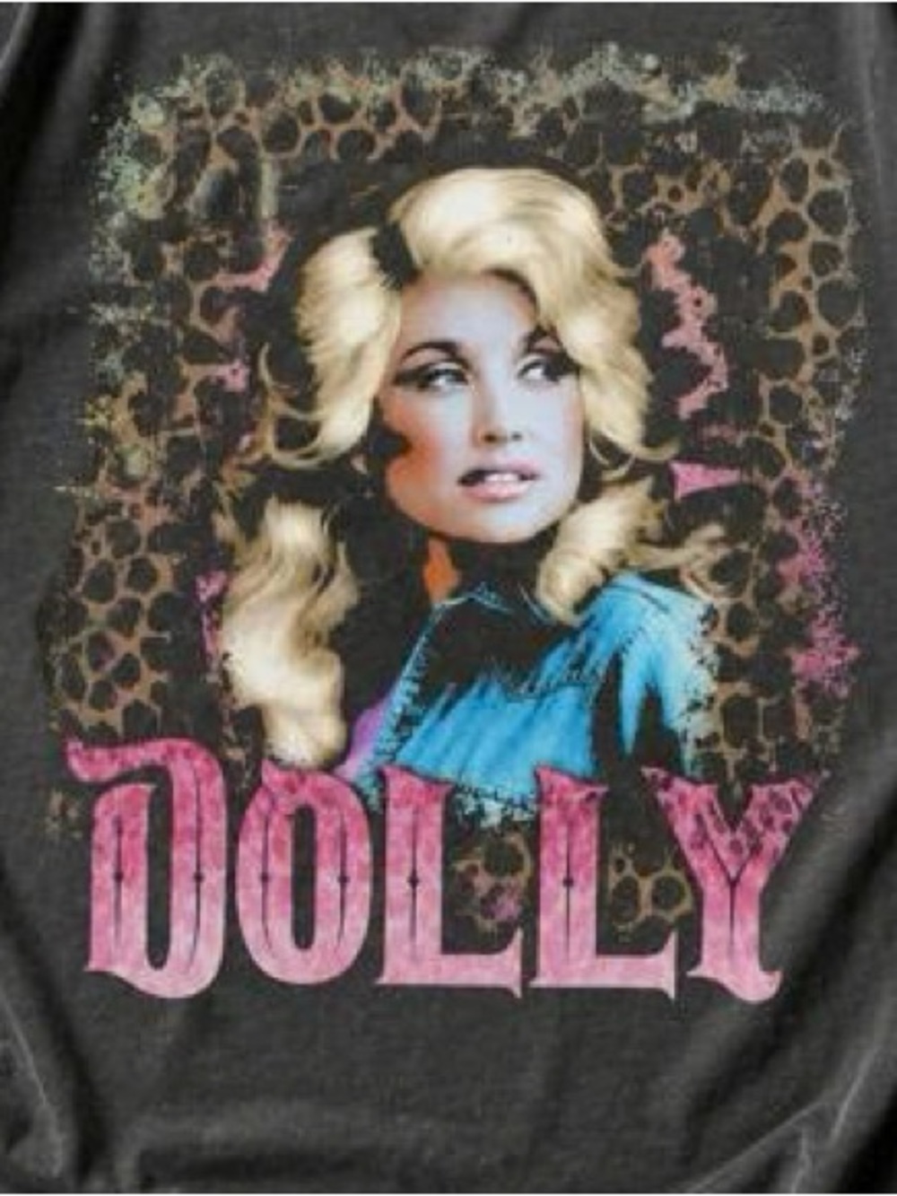 Dolly pepper Tee with Dolly Graphic and Pink Lettering - Picture 2 of 3